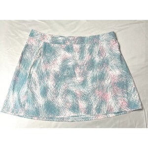 Outdoor Voices Women's Light Blue and Pink Athletic Shorts Skort